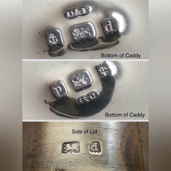 Deakin and Francis Antique Sterling Silver Tea Caddy 1903 - Picture 7 of 7